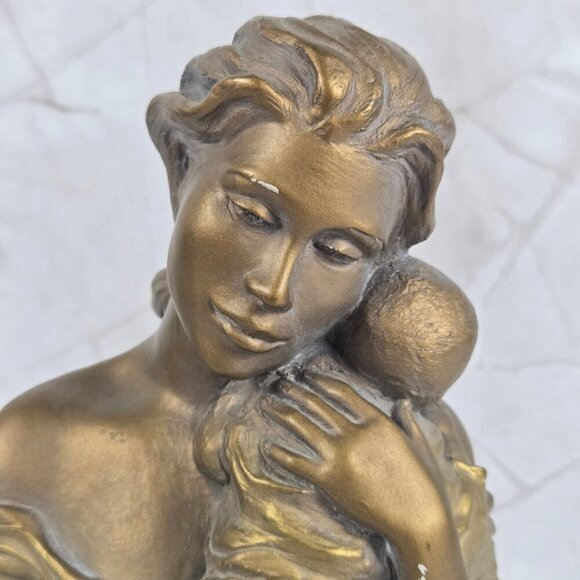 Austin Sculpture "Heaven Sent" Mother and Baby Sculpture Made in Mexico Vintage - Picture 2 of 12
